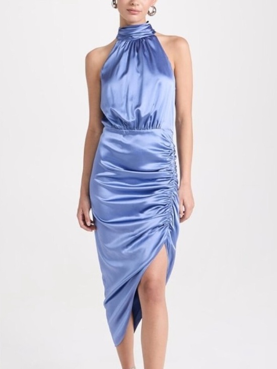 Veronica Beard Dresses & Skirts - Veronica Beard Gabriella Silk Ruched Midi Dress NWT Size 4